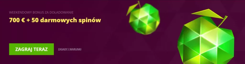 Bonus powitalny w Malina Casino